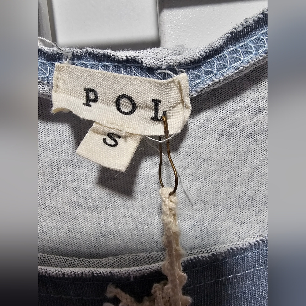 NWT POL Dolman Tee Distressed Pocket, Size Small - Picture 3 of 9